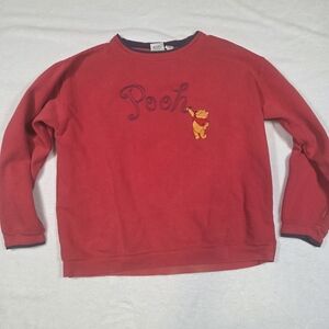 Vintage Disney Winnie The Pooh Embroidered Crewneck Size L